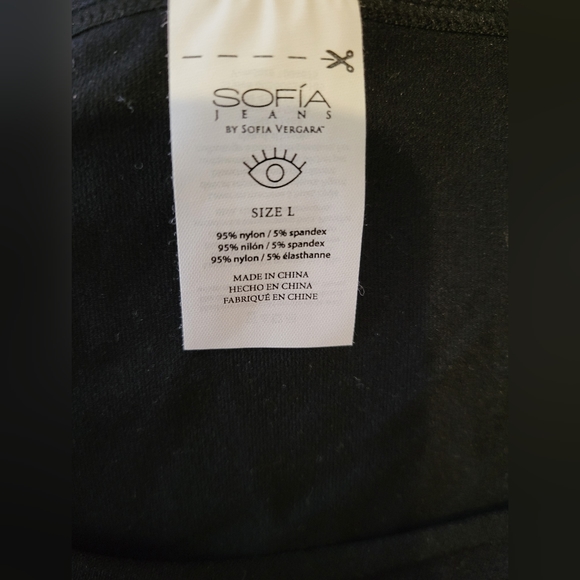 Sofia Jeans by Sofia Vergara Capsleeve Bodysuit Large - Picture 4 of 5